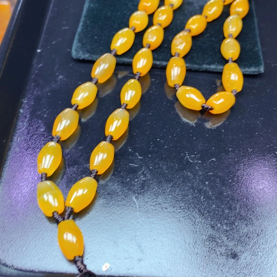 未镶嵌石英质玉（黄龙玉）吊坠(不含链)