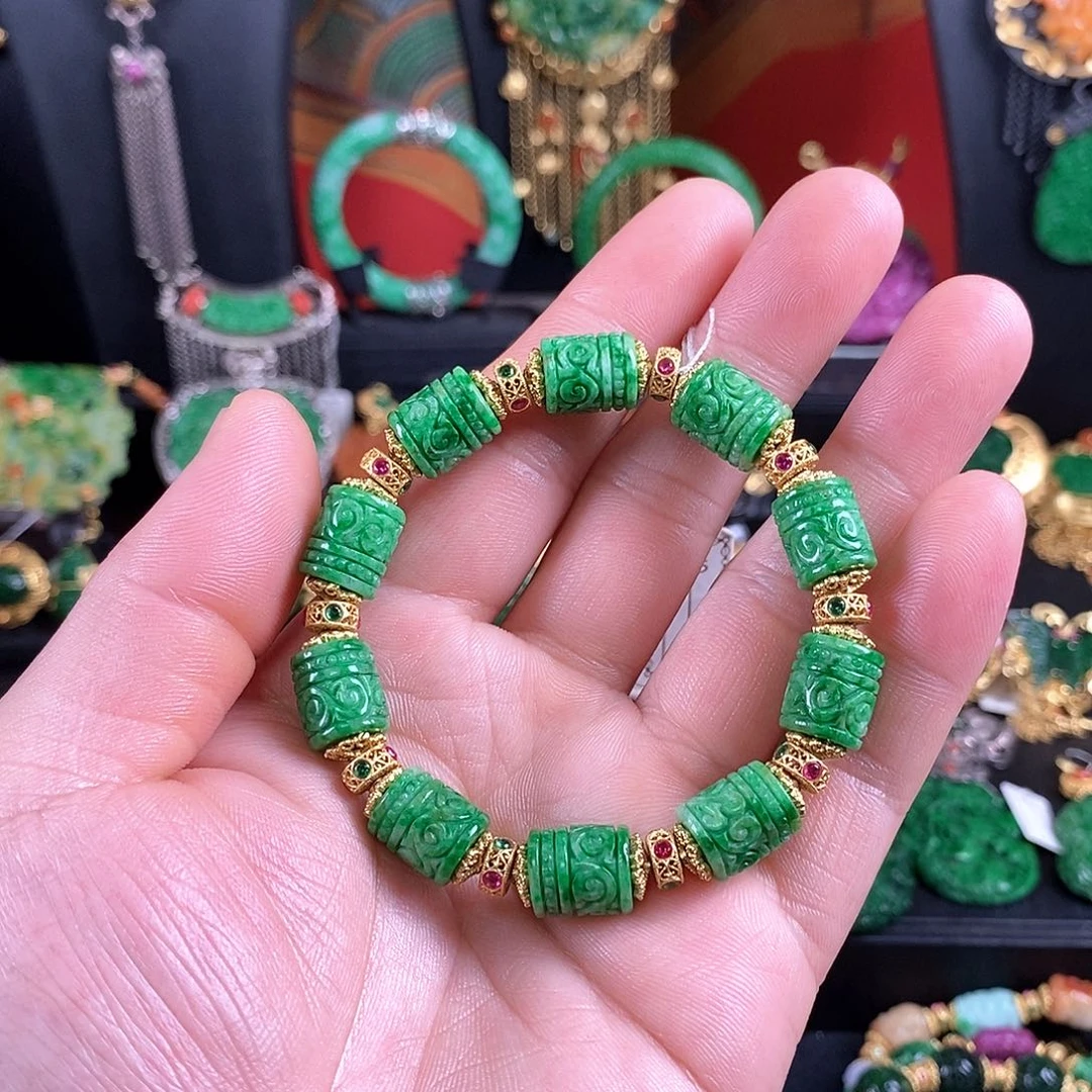 翡翠未镶嵌手链手链