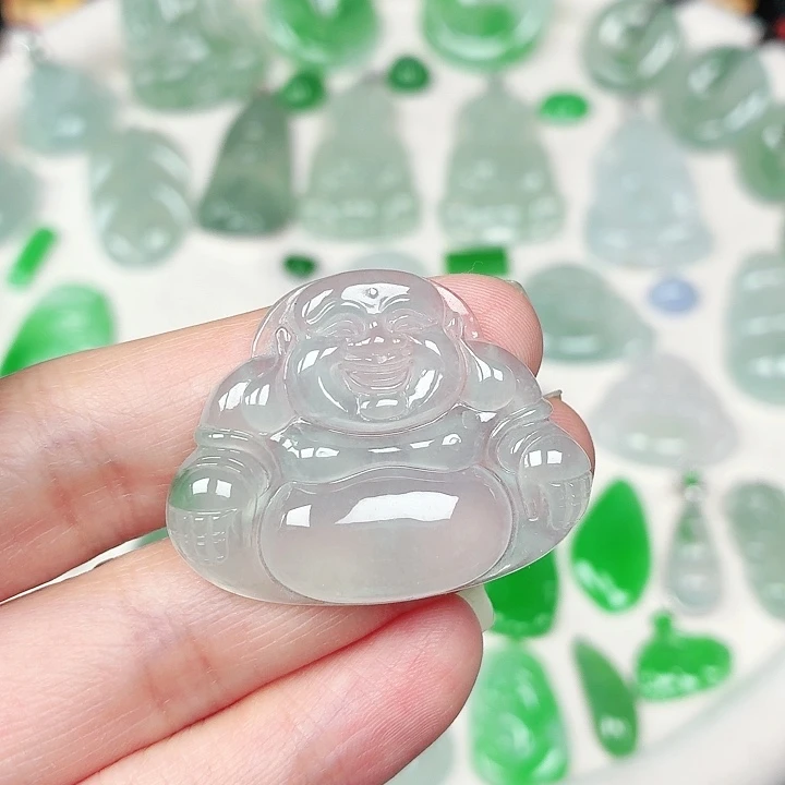 翡翠未镶嵌颈饰缅甸天然A货翡翠