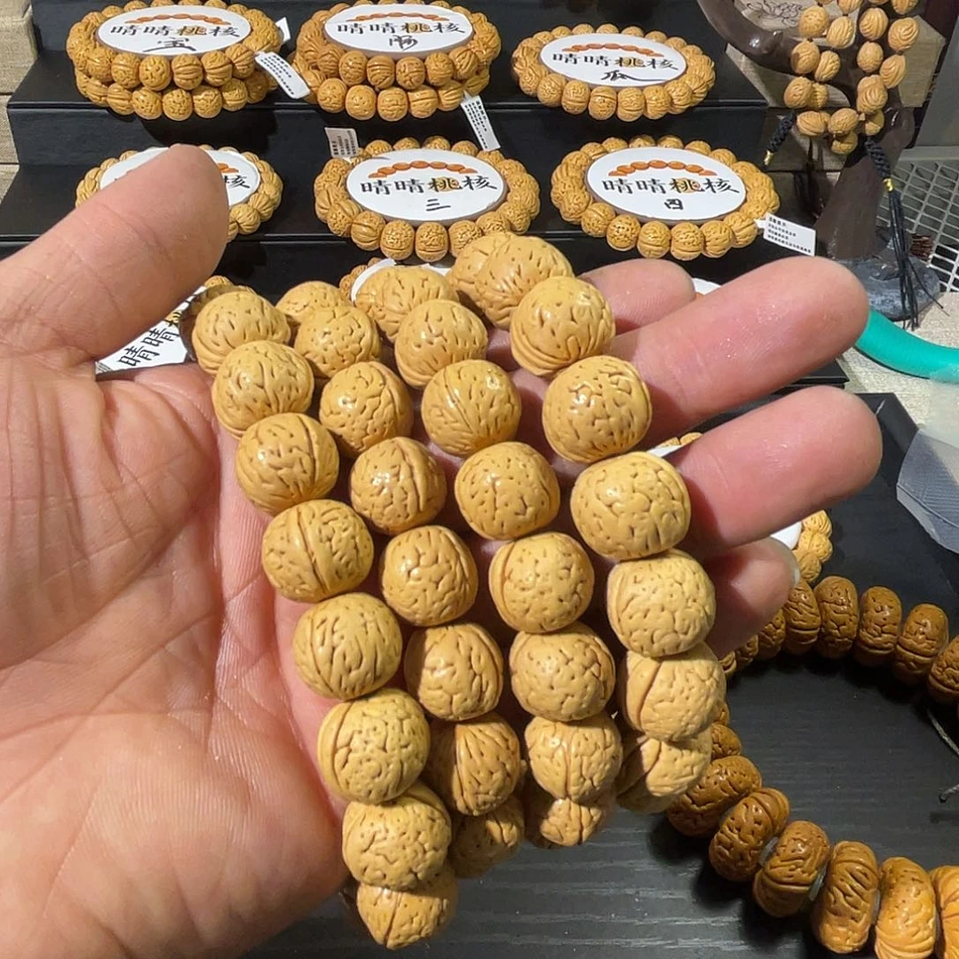 手串桃核野生桃核野丹15