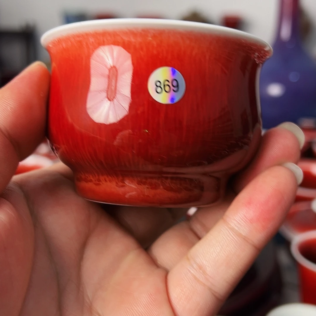 没***的景德镇陶瓷原矿郎红茶具