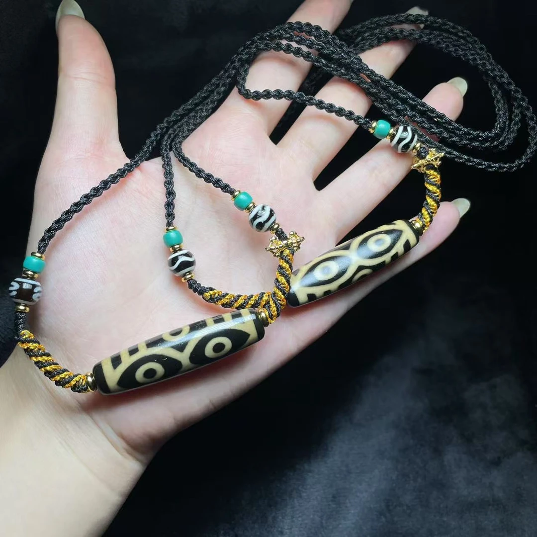 【曹美丽精选】 H92064-玛瑙DIY脖挂（龙六）-多样性发其一-11*48mm