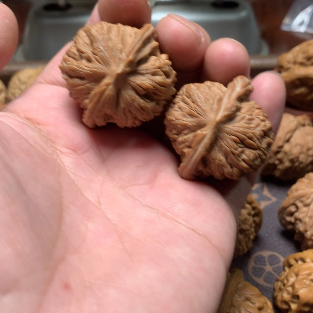 喜***二文玩核桃吊坠四座楼