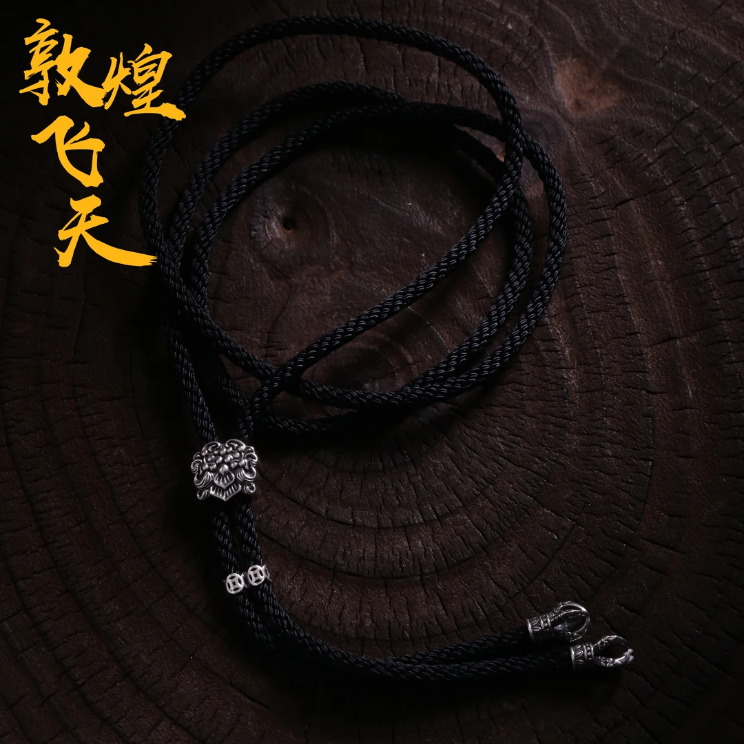 链子925银  敦煌飞天X太朴<莲华梵梦>对折40cm