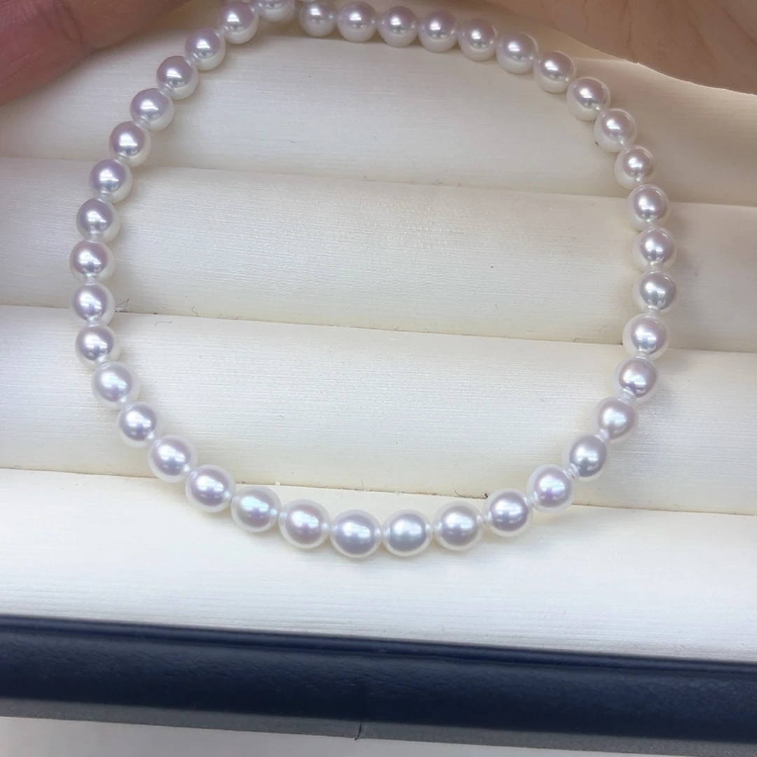 淡水珍珠手绳银S925镶嵌