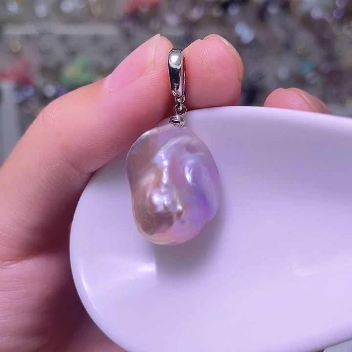 颈饰合金淡水珍珠02