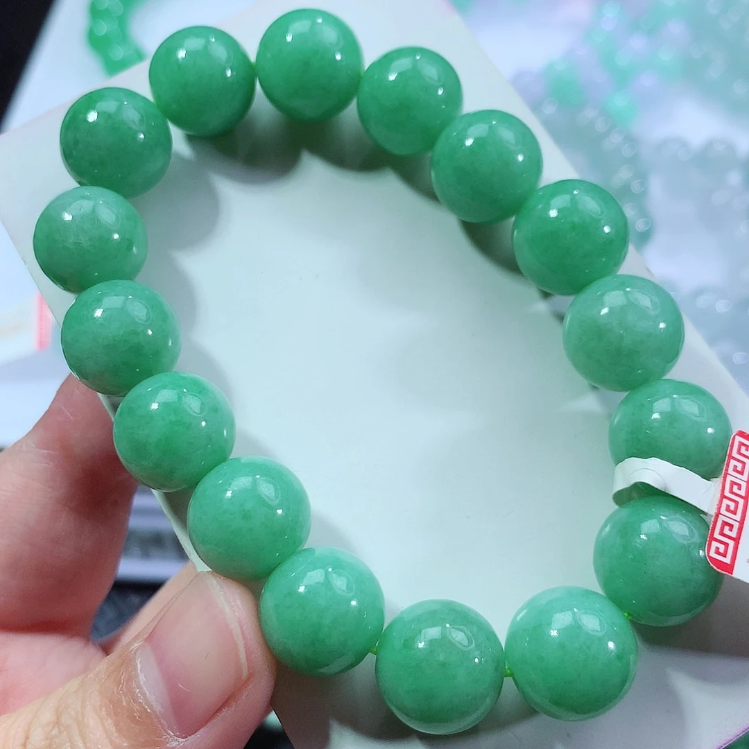 翡翠手链未镶嵌卡12.5