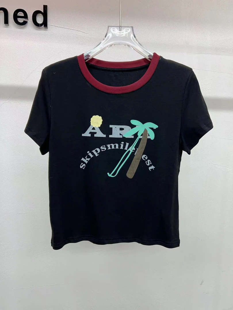 【JINJIN】2025夏季新款小众设计款短袖（4530）NO退NO换