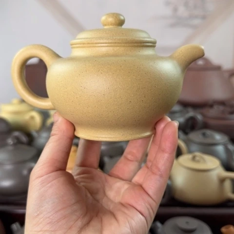 茶壶紫砂ℳ**本绿泥料250c c