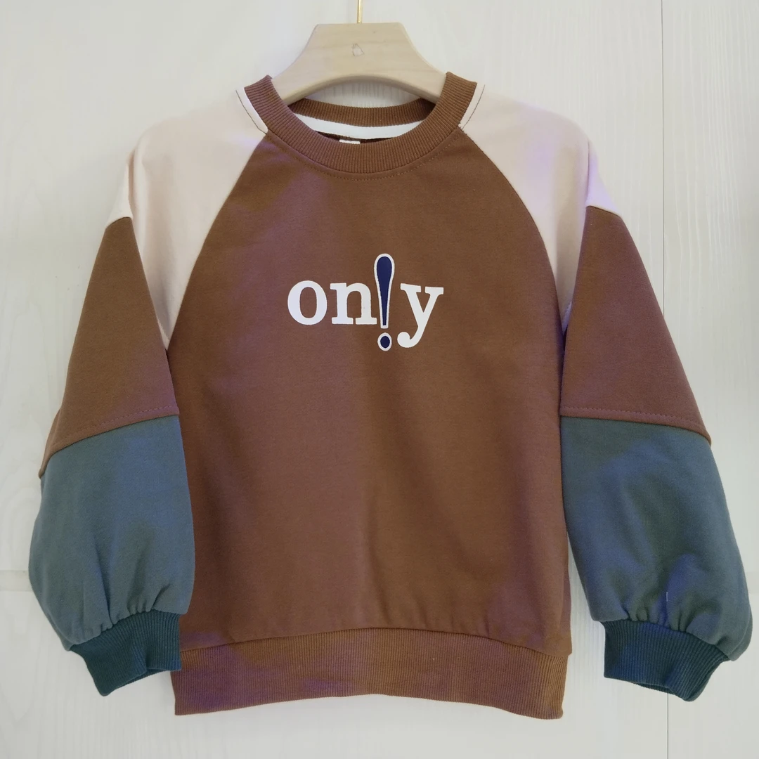 春季新款儿童外衣休闲拼接