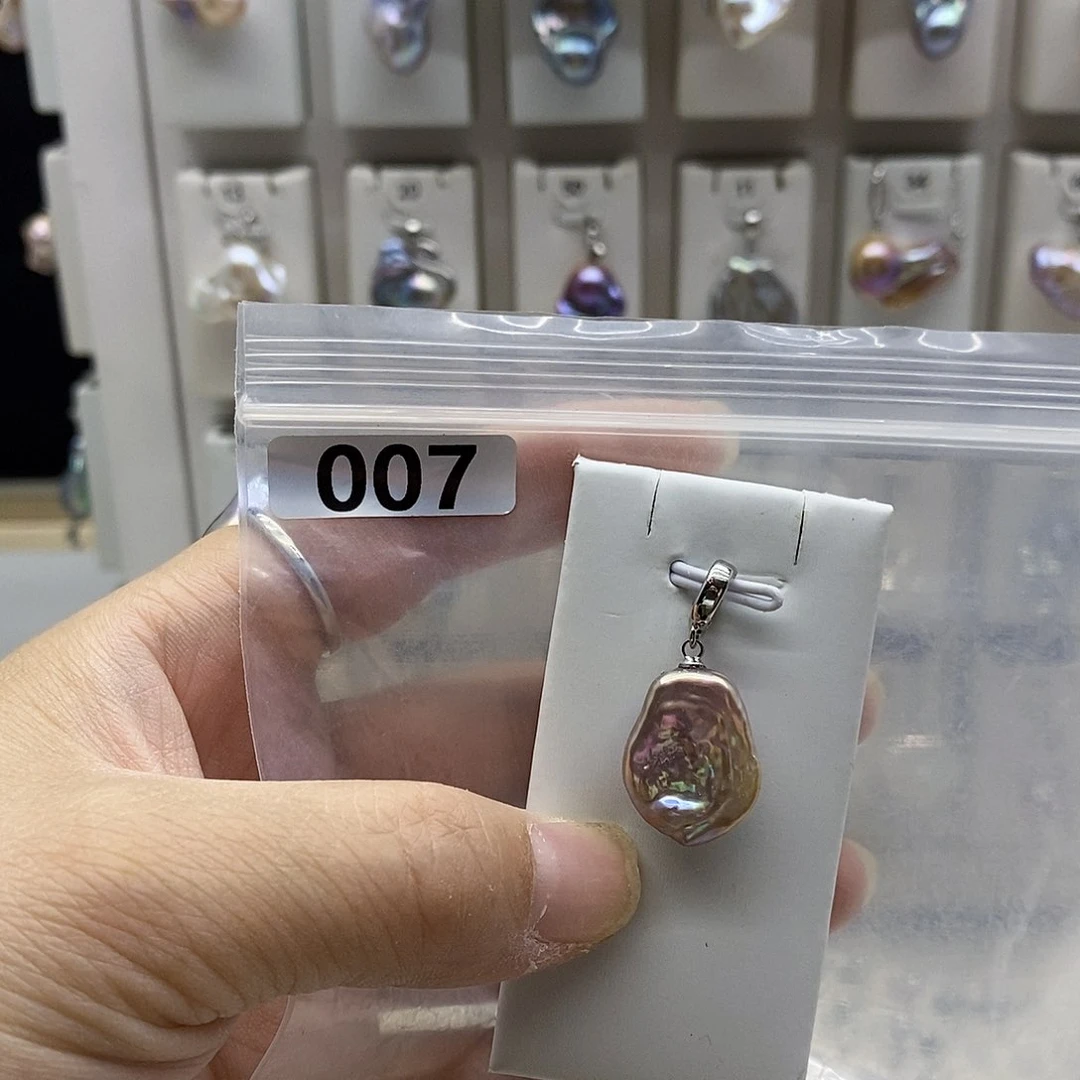 颈饰合金淡水珍珠