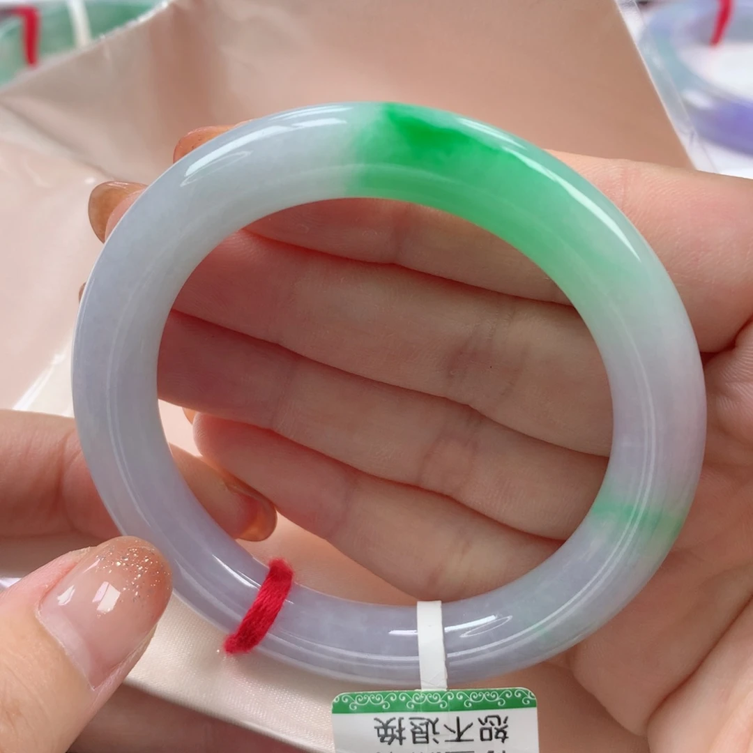 未镶嵌手镯翡翠缅甸天然翡翠54圈