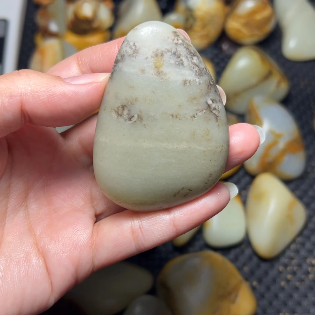 和田玉未镶嵌挂件45