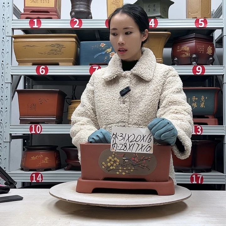 紫砂花盆紫砂花盆