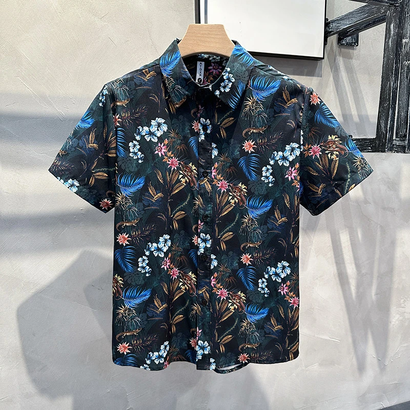 Npkp Couture官方正品/欧洲站男士衬衫夏季2025新款时尚轻奢刷漆