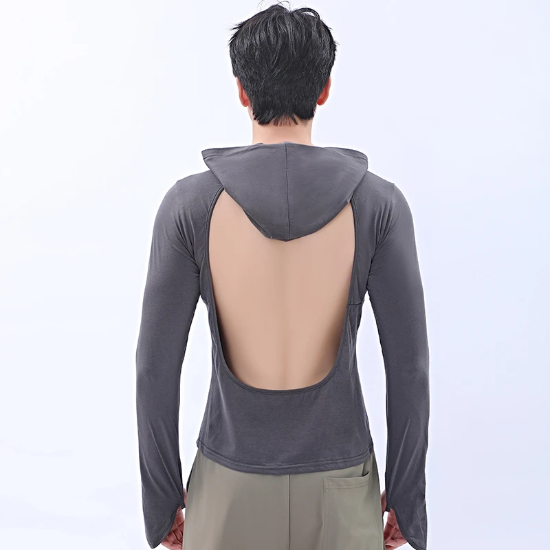 (主播同款）帽子款三伏天晒背男士专用衣晒背服全棉舒适晒背装晒