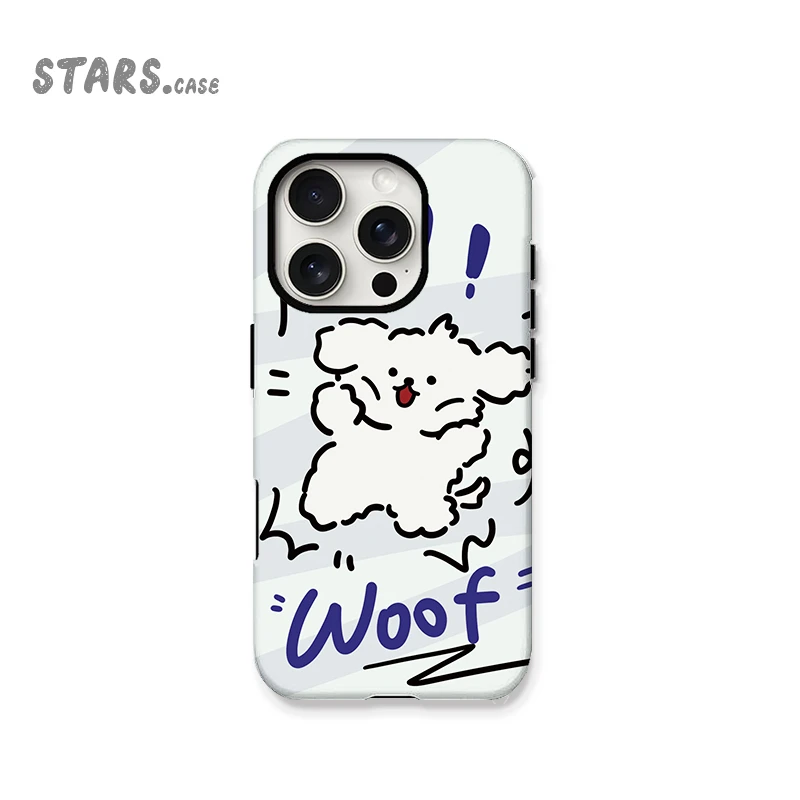 开心线条狗菲林二合一适用苹果华为vivo小米oppo手机苹果16Promax