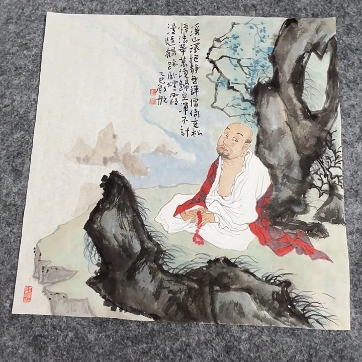 国画彭航  手绘原创