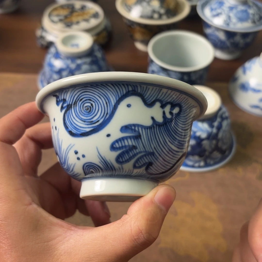 陶瓷摆件景德镇手绘茶器福利大压手