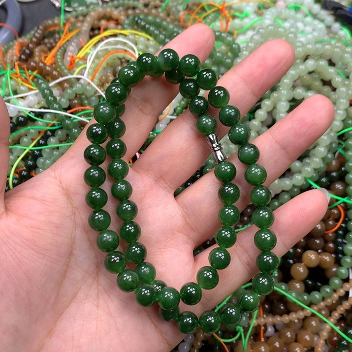 和田玉未镶嵌手链69