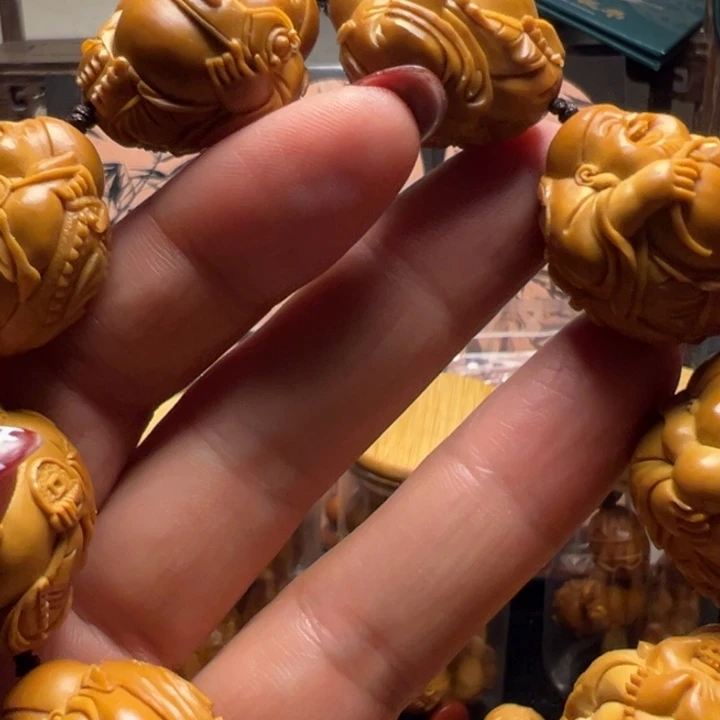 手串/手链橄榄核忘***谁瑞兽财神