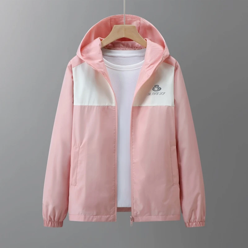 秋季女装时髦洋气上衣时尚减龄透气外套防水连帽冲锋衣2025新款