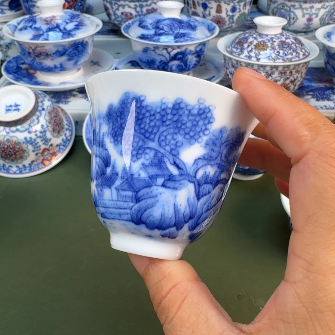 景德镇春手绘茶圆圆289
