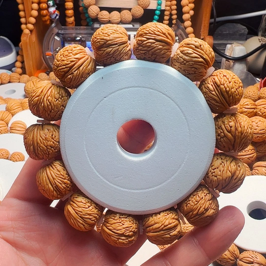 桃核手串龙鳞凤尾18尺