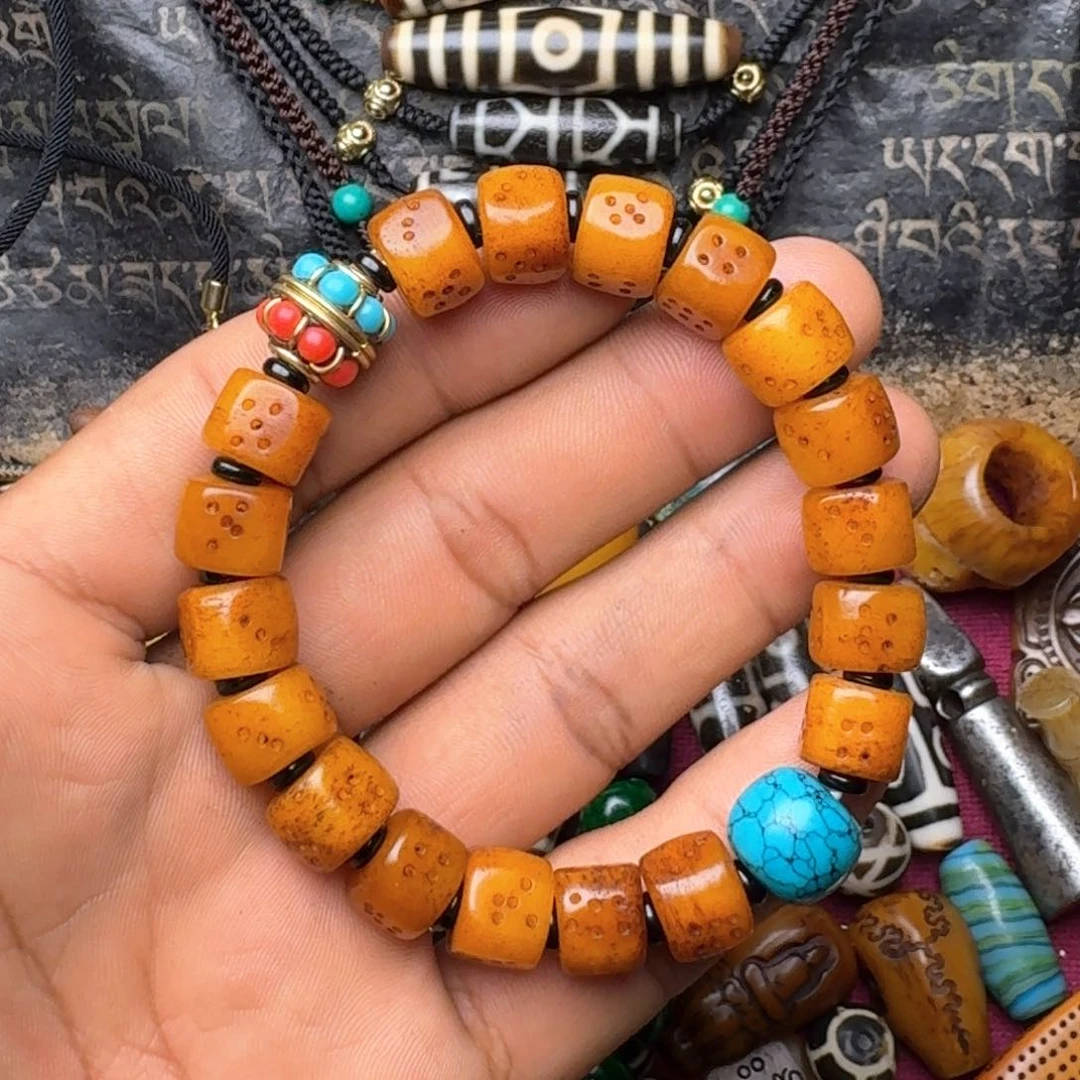 金刚菩提手串牦牛骨