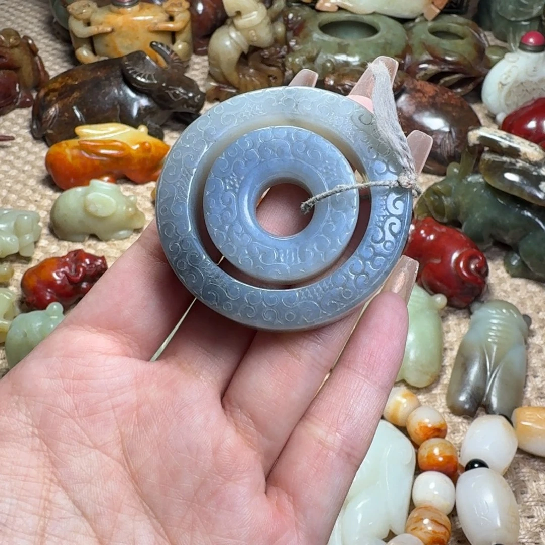 白玉菩提吊坠挂件