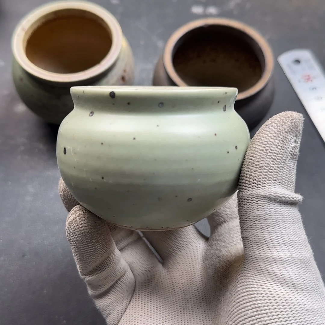 瓷片景德镇手工花盆