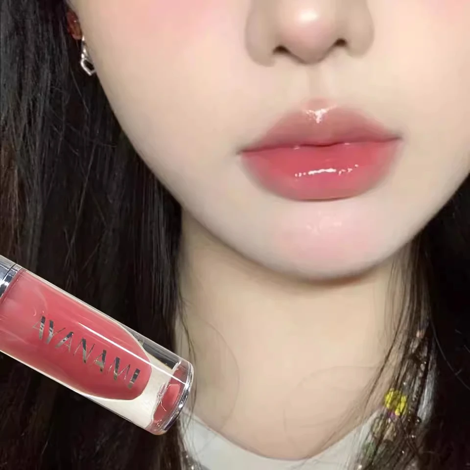 李佳琪推荐透明唇蜜镜面玻璃唇补水有色唇釉口红叠加伪素颜精华油