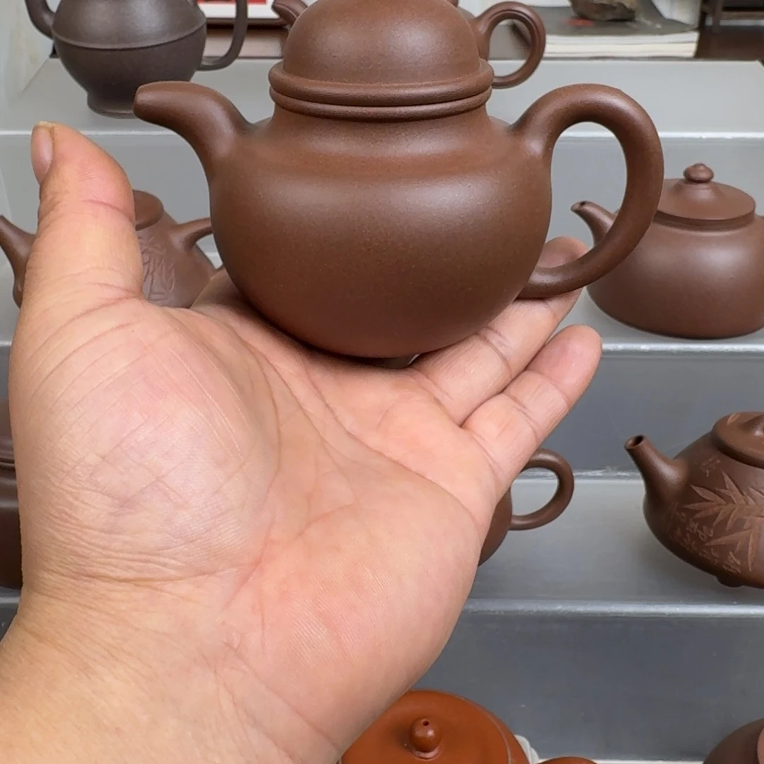 ****力紫砂茶壶宜兴紫砂