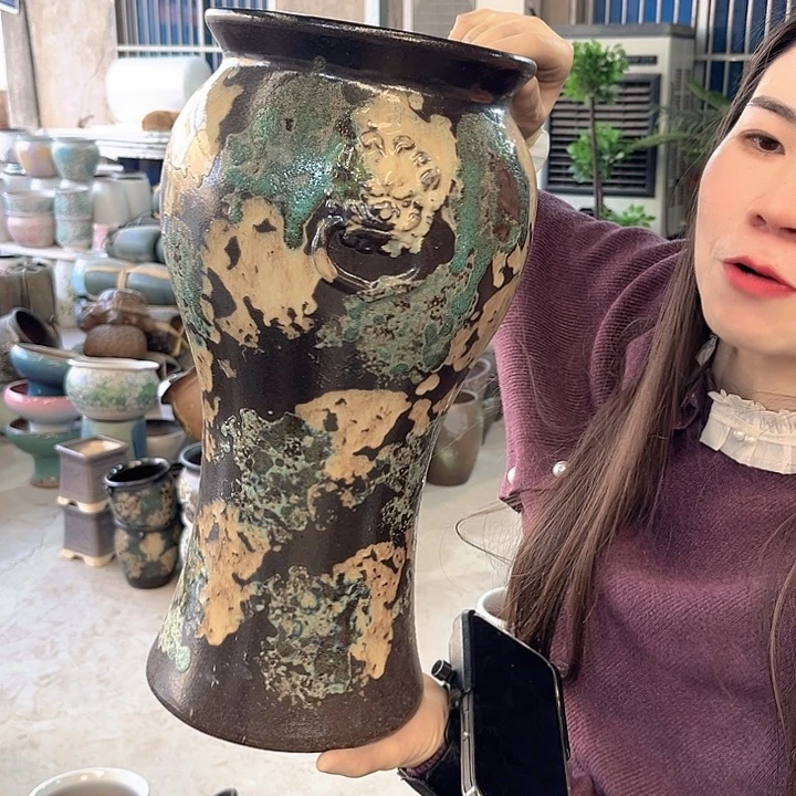 正品口18高40花盆……