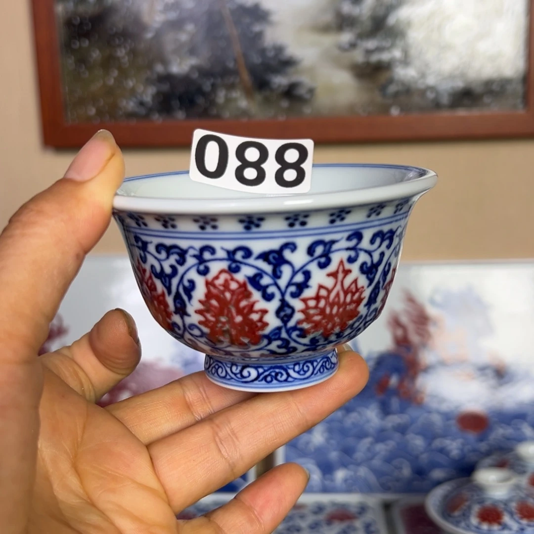 现代瓷青花釉里红工艺