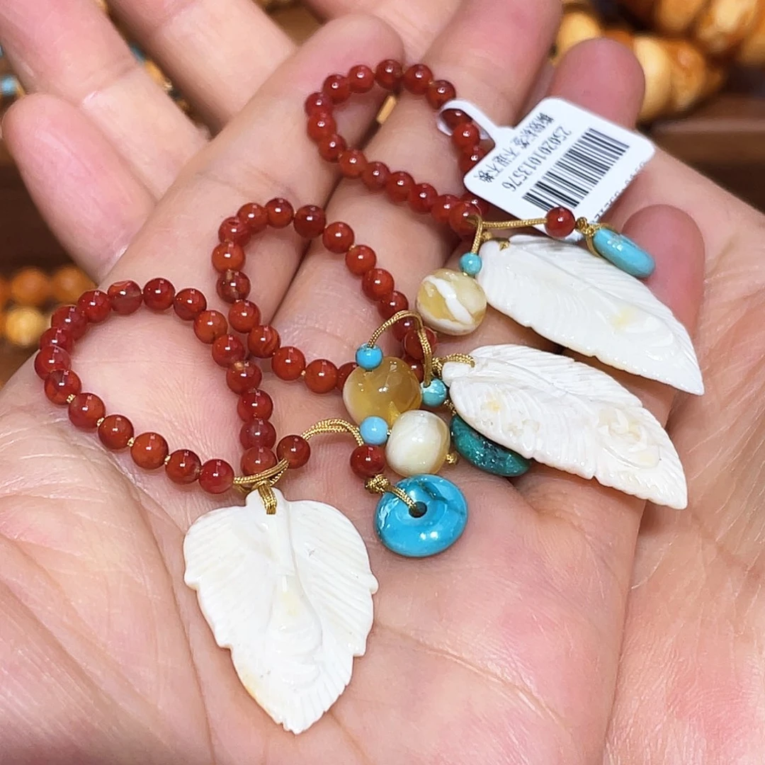 琥珀颈饰未镶嵌蜜蜡滴流多样发其一