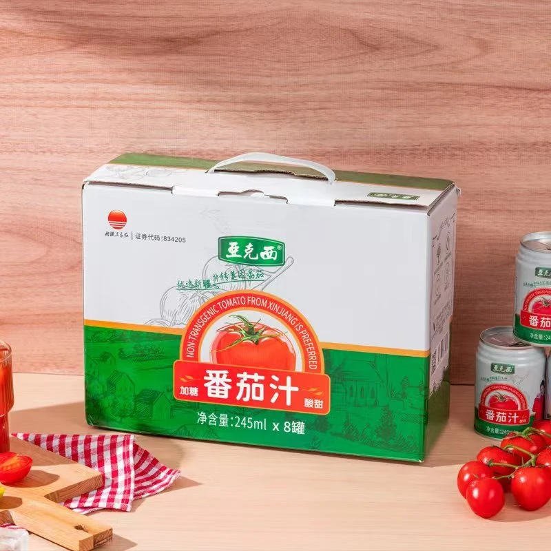 潮星精选亚克西番茄汁西红柿汁整箱饮料新疆非转基因番茄