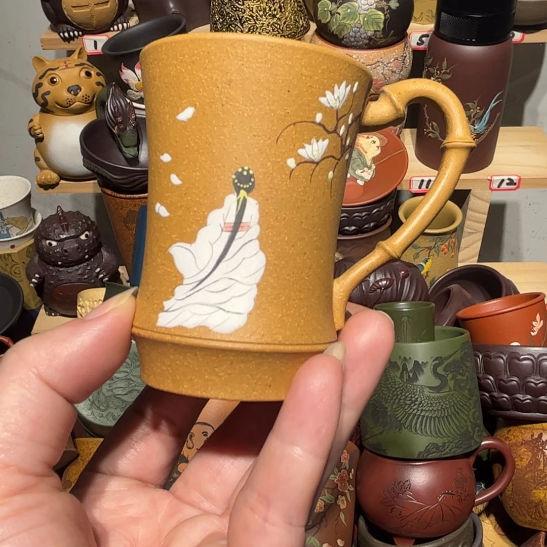 紫砂茶杯宜兴紫砂主人杯