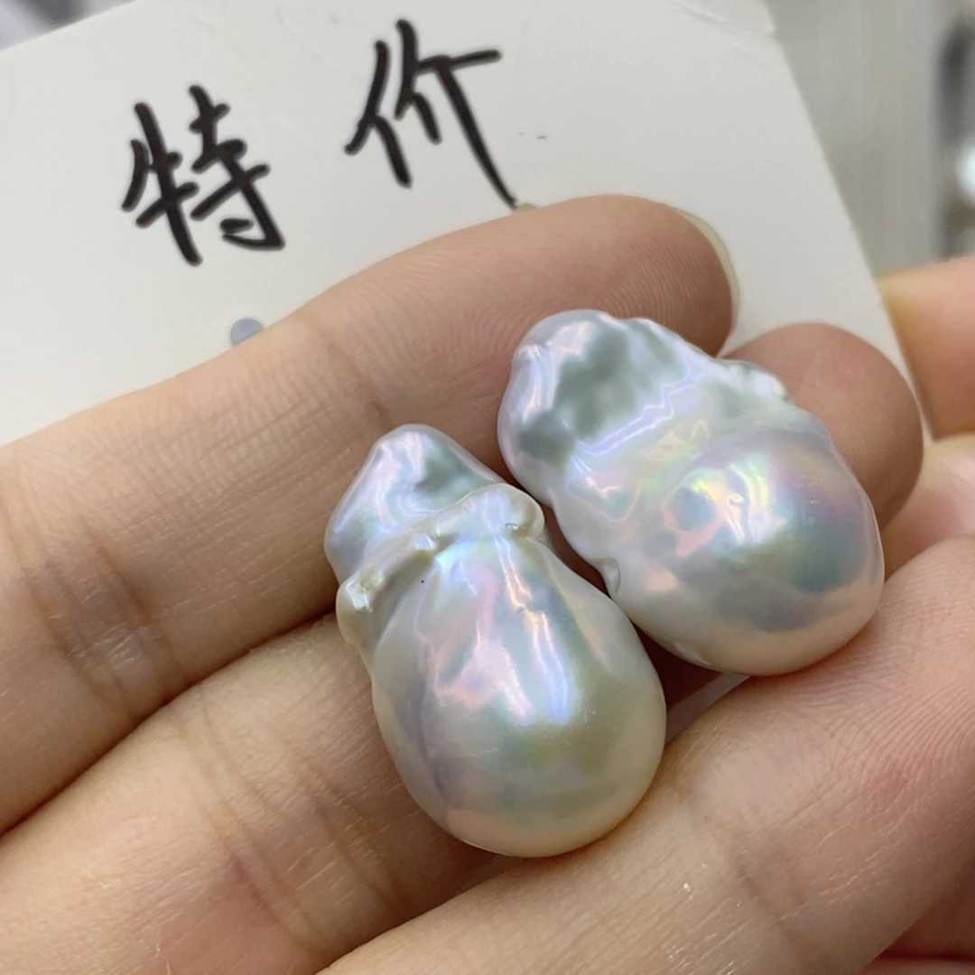 银S925镶嵌耳饰淡水珍珠