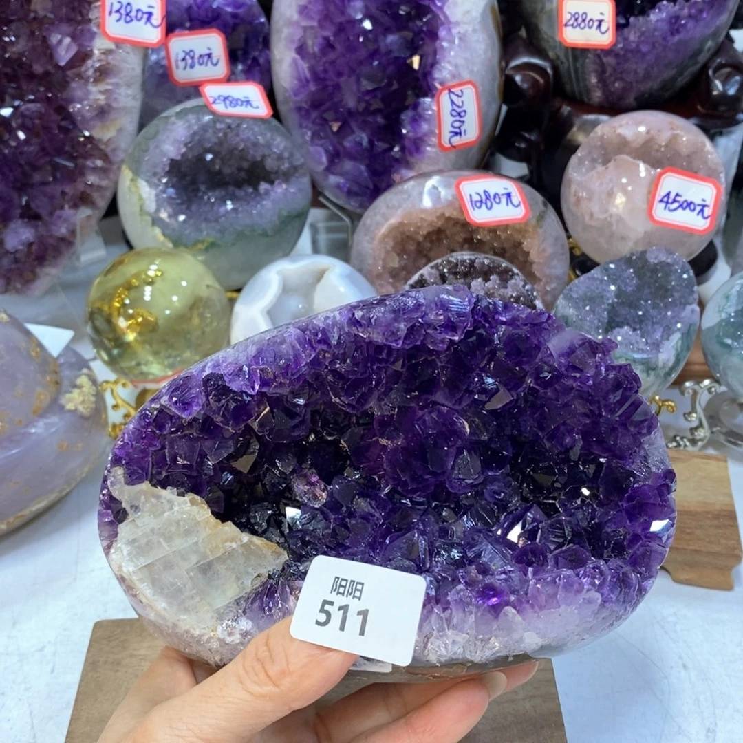 水晶未镶嵌大型摆件（非配饰）方解石