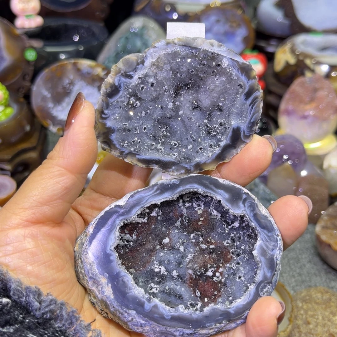 紫晶摆件未镶嵌水晶