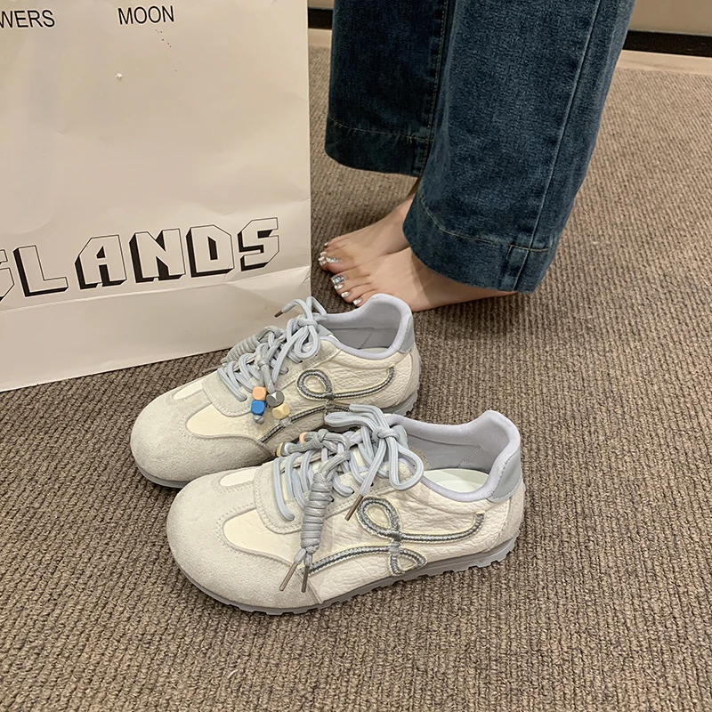 小众复古德训鞋女2025秋季新款平底休闲运动鞋百搭爆款学生阿甘鞋