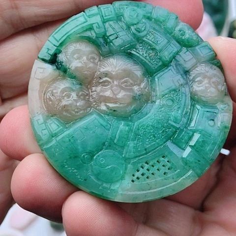 未镶嵌独山玉吊坠(不含链)