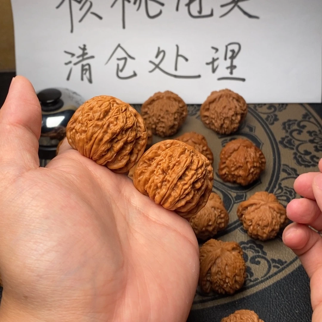 文玩核桃吊坠笑*痴四座楼42