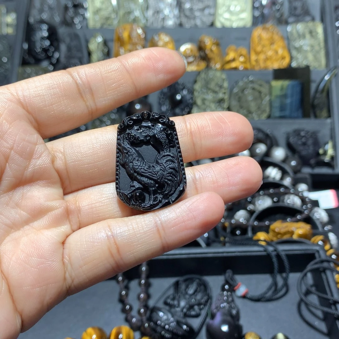 黑曜岩手链未镶嵌刘*祎