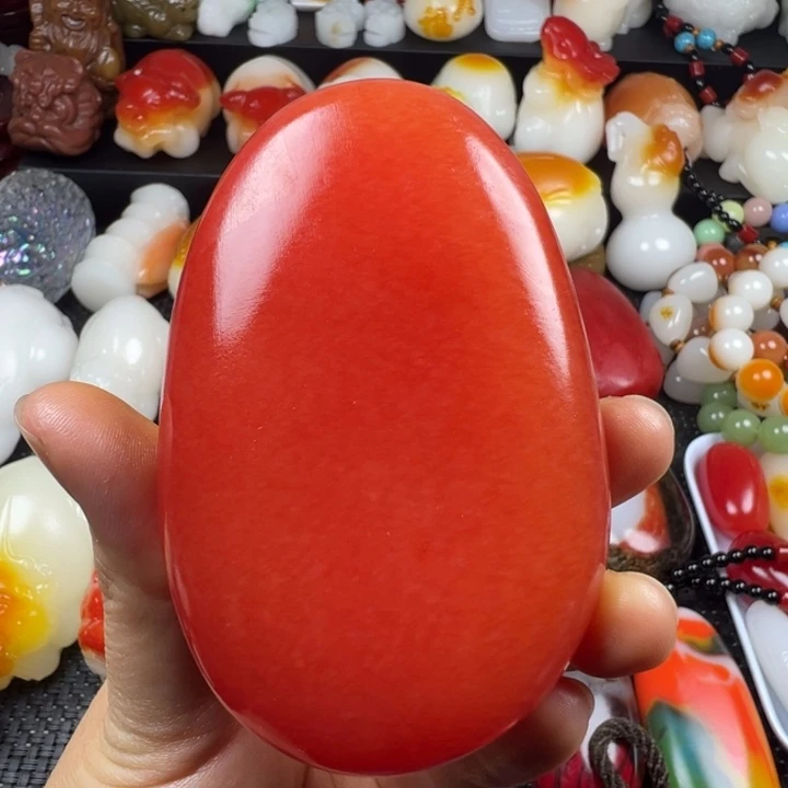 新疆戈壁五彩石金丝