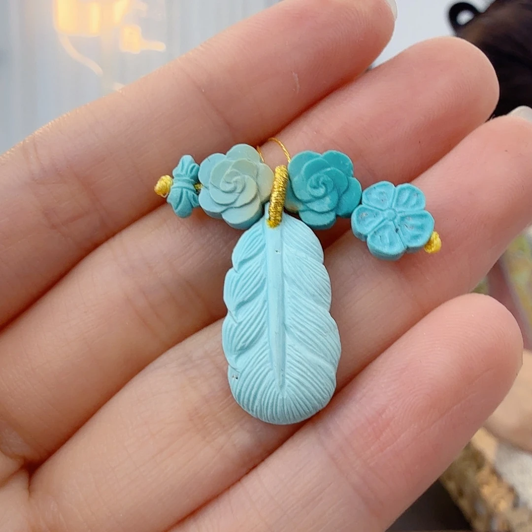 绿松石未镶嵌珠宝半成品