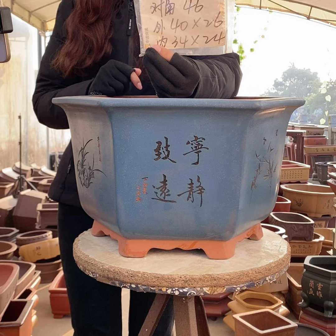 紫砂花盆紫砂花盆