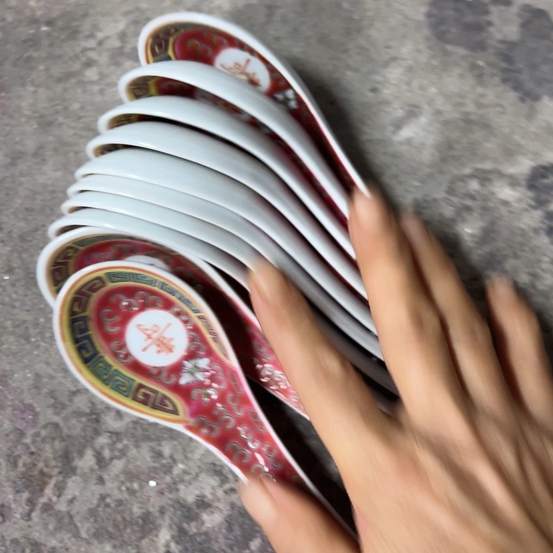 摆件景德镇陶瓷勺子