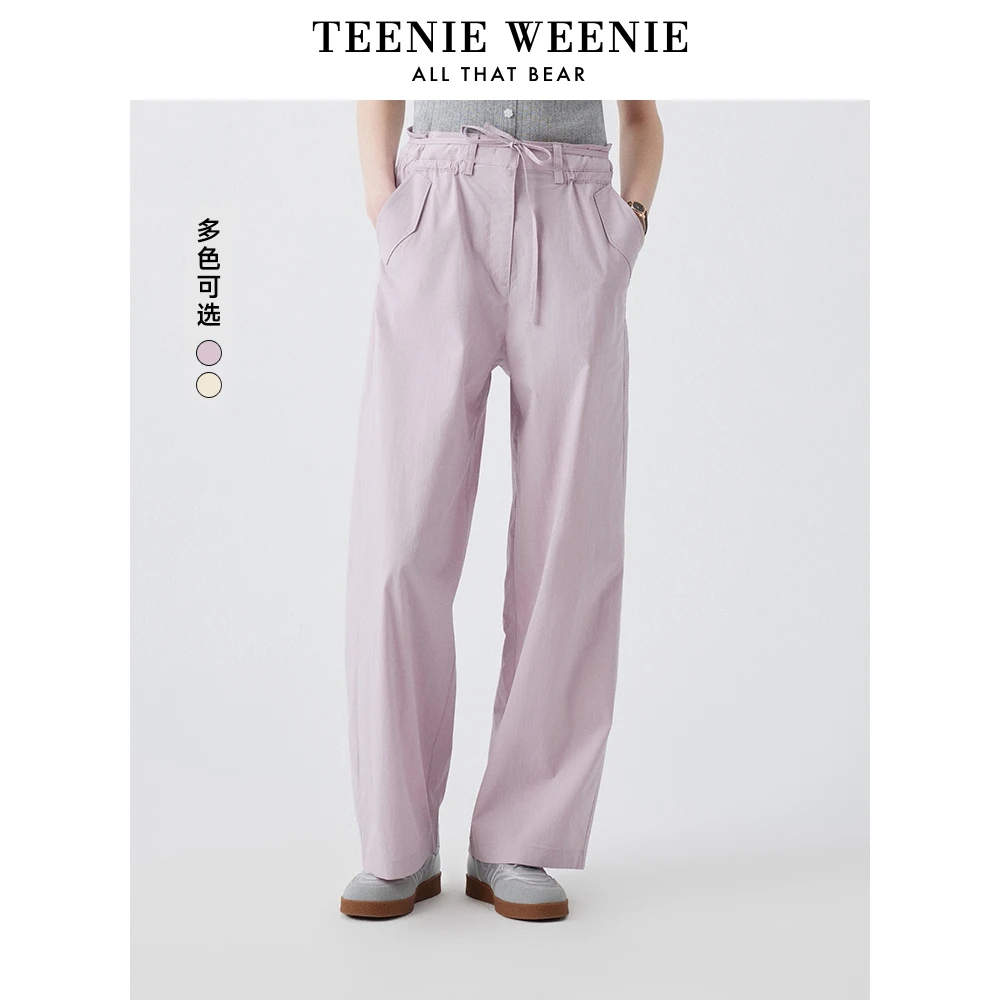 TeenieWeenie小熊休闲裤25简约活力运动宽松舒适长裤TTTC252402T